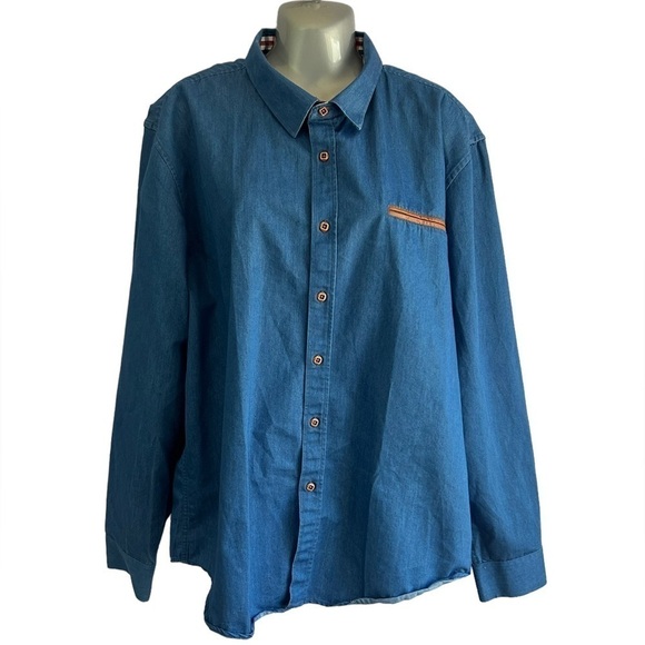 Coofandy Casual Button Down Long Sleeve Shirt • Used • Size: XXL - Picture 2 of 8